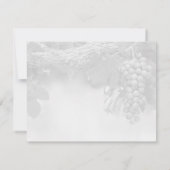 Raisins sur vignes Enregistrer la carte Date (Dos)