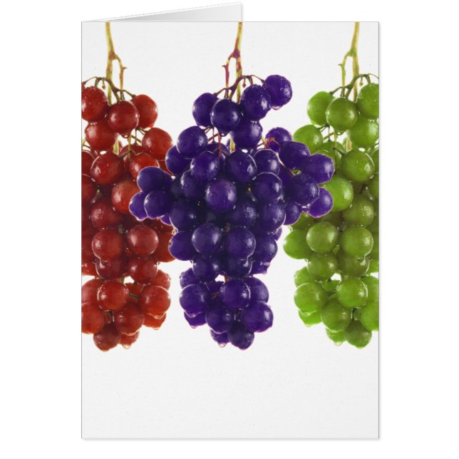 Raisins vert rouge et violet (Devant)