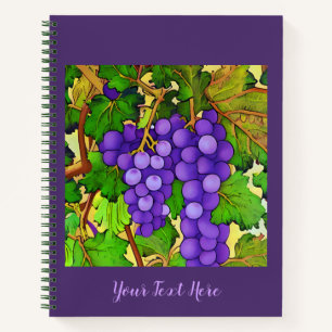 Raisins Violets sur une treille Journal 
