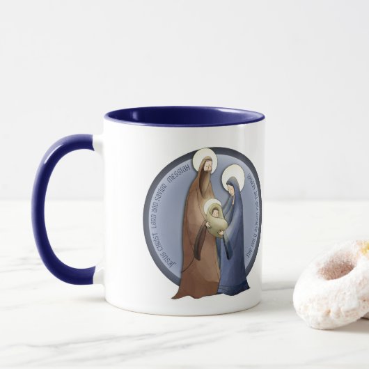 Raison de Jésus de la tasse de café de saison (Avec donut)