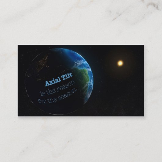 Raison du carte de visite de saison (Devant)