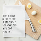 Raisons de faire un gâteau - serviette de cuisine (Quart Plié)