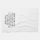 Raisons de faire un gâteau - serviette de cuisine (Horizontal)