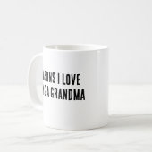 Raisons de l'amour être grand-mère Mug (Devant gauche)