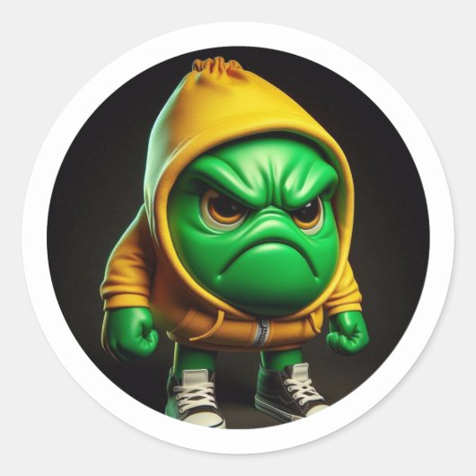 Raivoso Ronde Sticker (Voorkant)