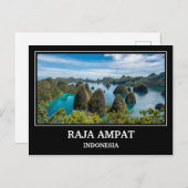 Raja Ampat Indonesia Briefkaart (Voorkant / Achterkant)