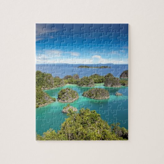 Raja Ampat paradise tropische eilanden Legpuzzel (Verticaal)