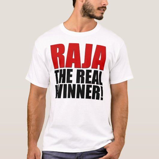 Raja-de-echte Shirten T-shirt (Voorkant)