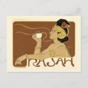 Rajah Coffee Advertisement Briefkaart