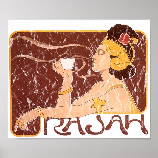 Rajah Coffee - in nood Poster (Voorkant)