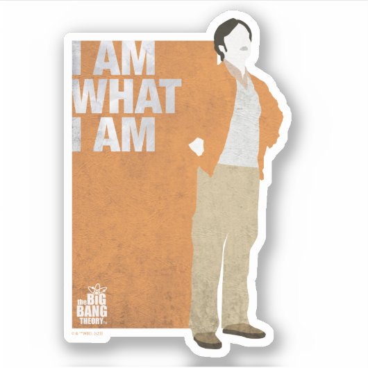 Rajesh | Ik ben wat ik ben Sticker (Voorkant)