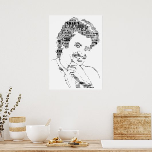 Rajinikanth Poster (Keuken)
