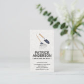Rake en Garden Shovel Visitekaartje (Staand voorkant)