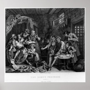 Rake in de gevangenis, bord VII Poster
