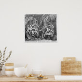 Rake in de gevangenis poster (Keuken)