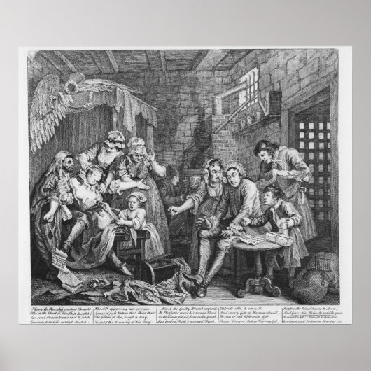 Rake in de gevangenis poster (Voorkant)