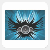 Rakende Sticker voor luidsprekers (Voorkant)