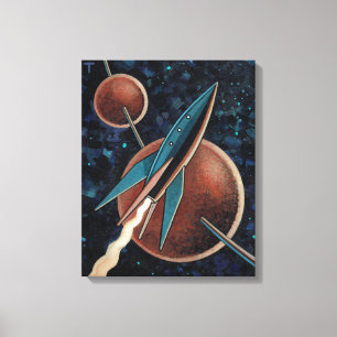 Raket #123 canvas afdruk