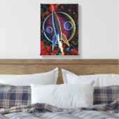 Raket #54 canvas afdruk (Insitu (Slaapkamer))