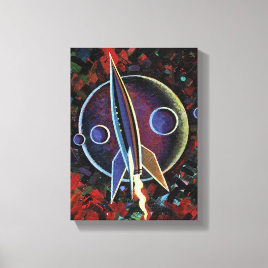 Raket #54 canvas afdruk (Voorkant)