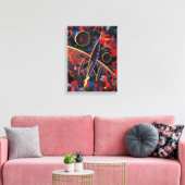 Raket #55 canvas afdruk (Insitu (Woonkamer))