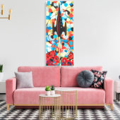 Raket #92 Canvas Afdruk (Insitu (Woonkamer))