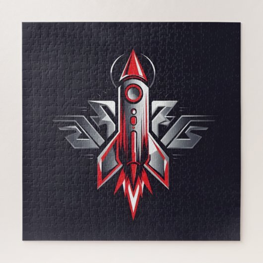 raket-afblaaspuzzel legpuzzel (Verticaal)