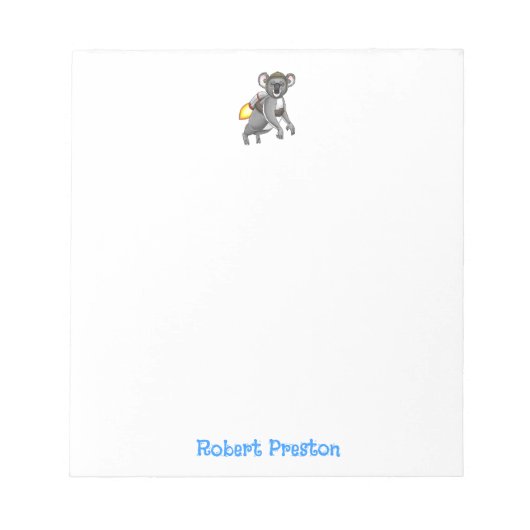 Raket Koala Notitieblok (Voorkant)