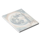 raket-maanruimte notitieblok (Schuin)