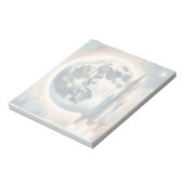 raket-maanruimte notitieblok (Gedraaid)