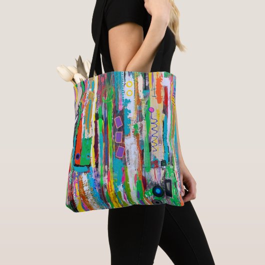 Raket Man Canvas tas (Dichtbij)