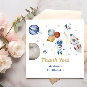Raket Planeten Papieren Borden Servetten