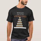 Raket rond de whisky tree single malt Scotland T-shirt (Voorkant)