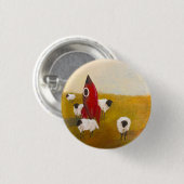 Raket Schaap Ronde Button 3,2 Cm (Voorkant /achterkant)