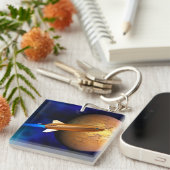 raket sleutelhanger (Voorkant Rechts)