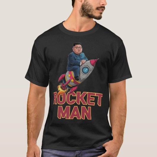 Raketaanval Man Kim Jong-Un T-shirt (Voorkant)