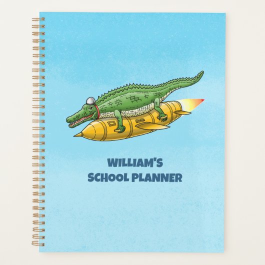 Raketakrokoodil Planner (Voorkant)
