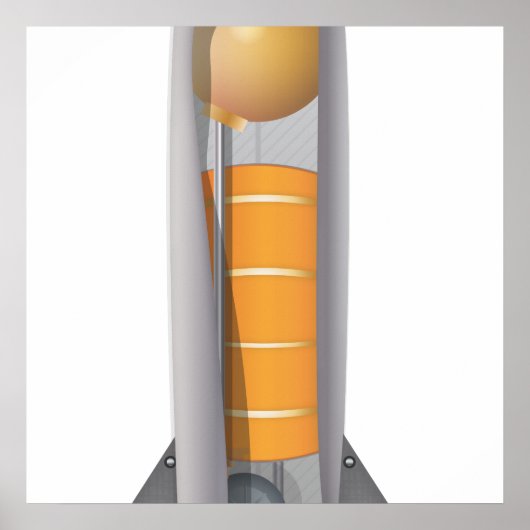 Raketdiagram Poster (Voorkant)