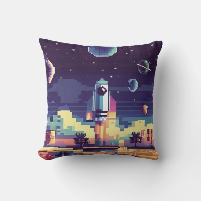 raketexplosie kussen (Voorkant)