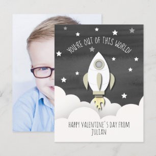 Raketlokaal Valentijnskaart met foto Briefkaart