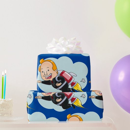 RaketMan Cadeaupapier