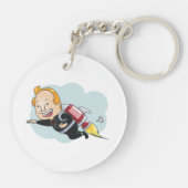 RaketMan Sleutelhanger (Achterkant)