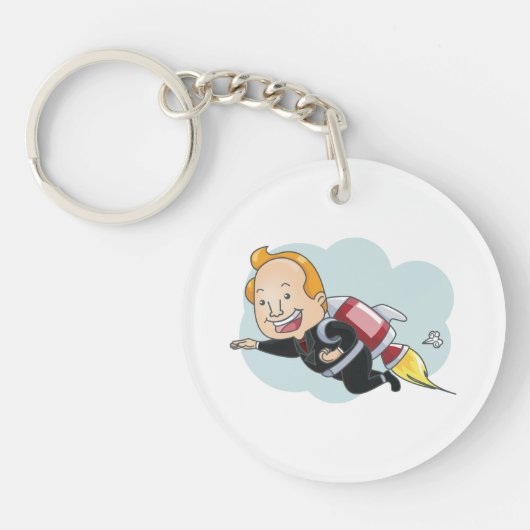 RaketMan Sleutelhanger (Voorkant)