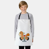 Raketpaard Schort (Gedragen)