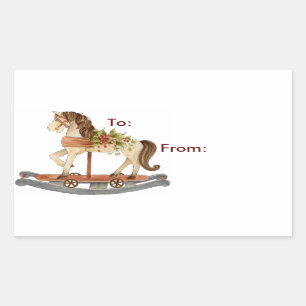 Raketpaarden - Labels met cadeau