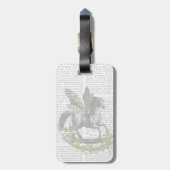 Raketpaarse vlucht 2 bagagelabel (Achterkant verticaal)