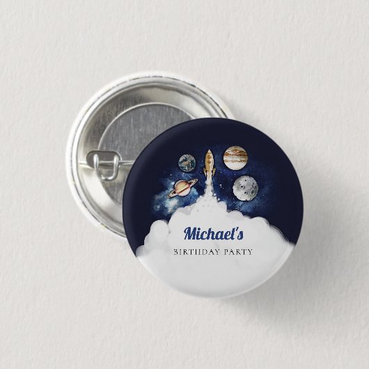 Raketplanken buitenruimte ronde button 3,2 cm (Voorkant /achterkant)