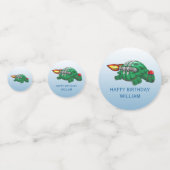 Raketschildpad Confetti (Achterkanten)