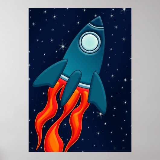 Raketschip Poster (Voorkant)