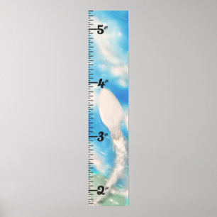 Raketstartgroeigrafiek Poster